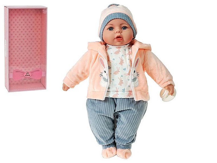 Adar, lalka bobas śpiewa i mówi po polsku, 45 cm