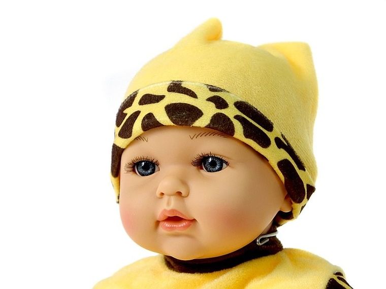 Adar, lalka śpiewająca i mówiąca po polsku, zebra, 45 cm