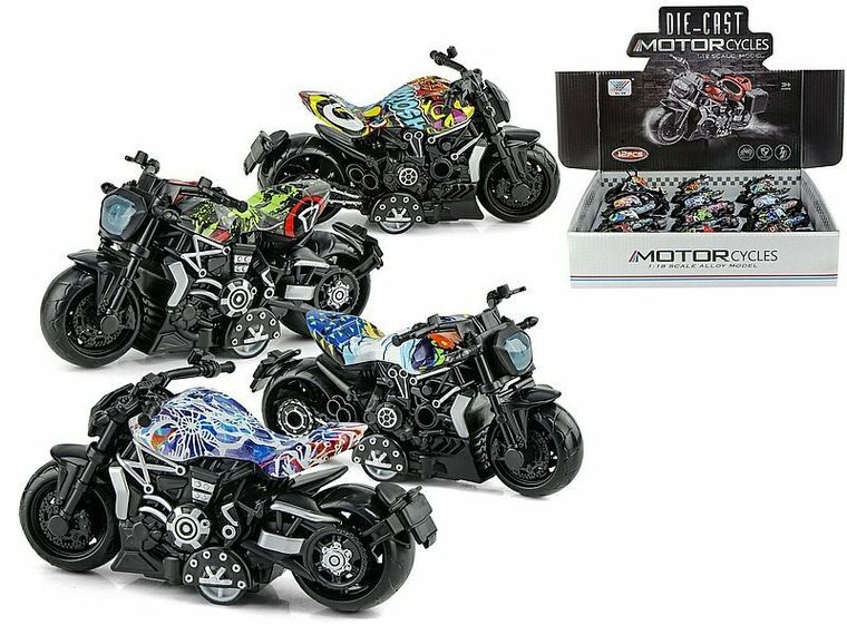 Adar, motocykl metalowy, 1:32, 1 szt.