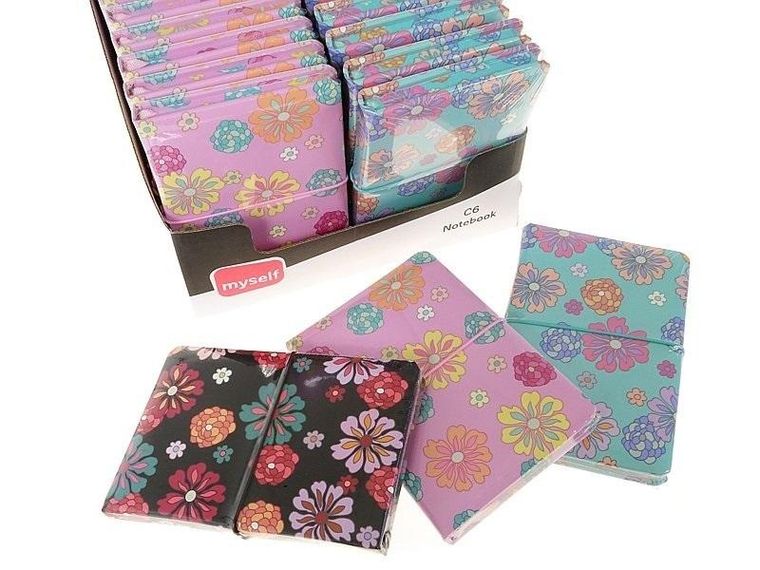 Adar, notes w kwiaty, 1 szt.