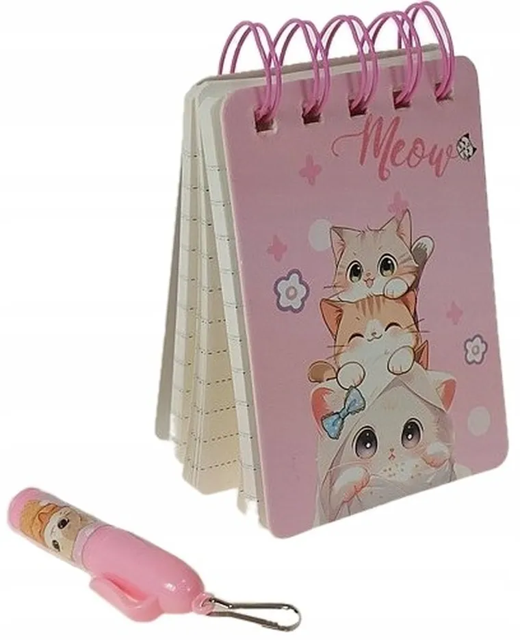 Adar, notes z długopisem, spiralowy, 1 szt.