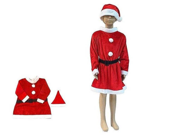 Adar, Pani Mikołajowa, strój dla dzieci, welurowy, 13-15 lat