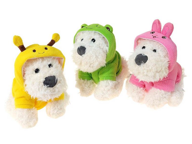 Adar, pies pluszowy w kubraczku, 1 szt.