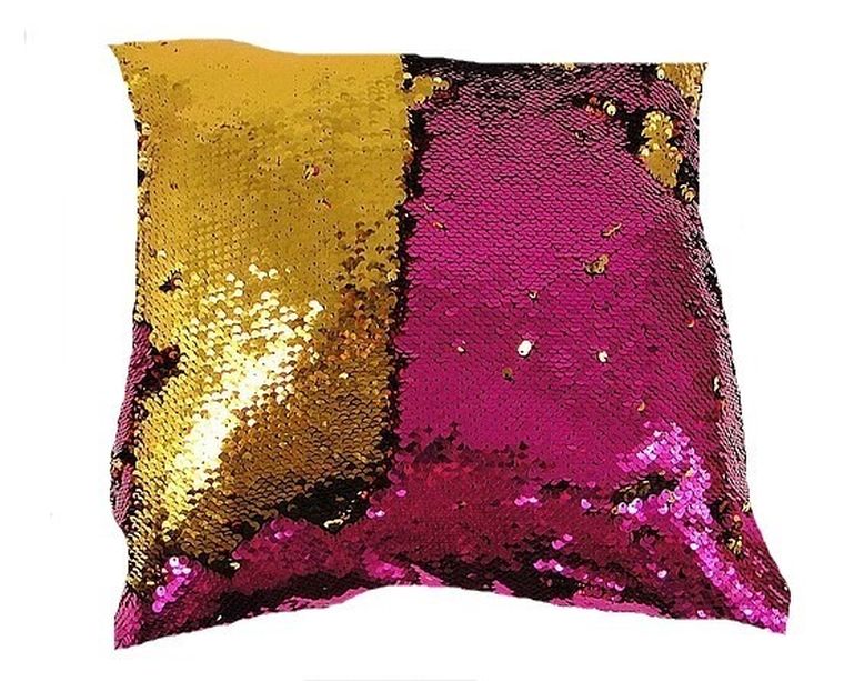 Adar, poszewka na poduszkę, magiczne cekiny, 40-40 cm