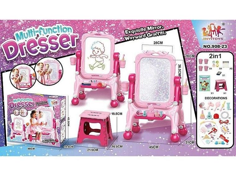 Adar, toaletka i znikopis z akcesoriami