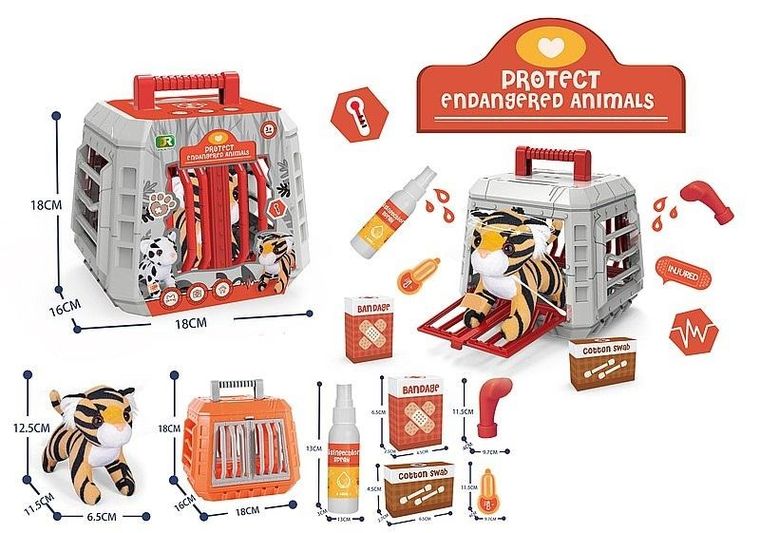 Adar, Tygrys, maskotka z transporterem i akcesoriami