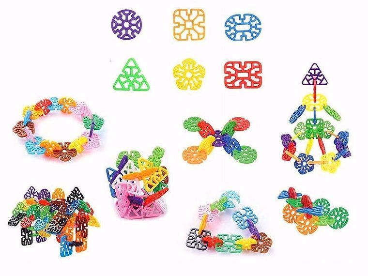 Adar, witraże, klocki konstrukcyjne