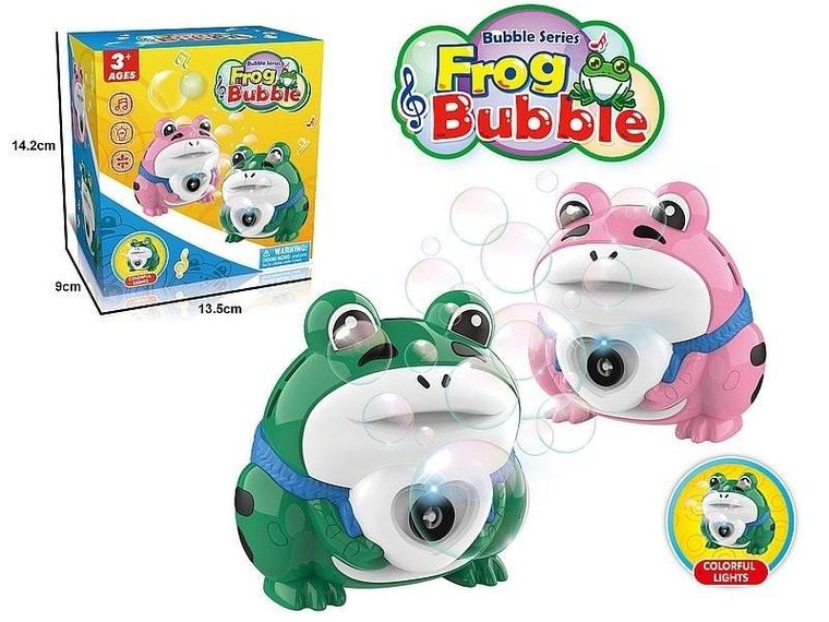 Adar, żaba, interaktywna maszynka do baniek mydlanych, 1 szt.