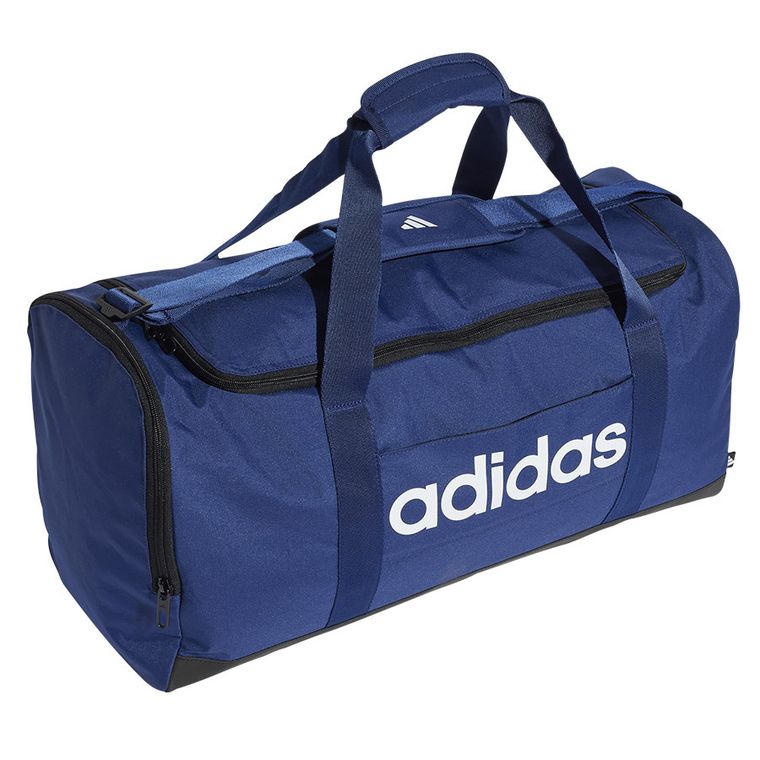 Adidas, Linear Duffel, torba, czarny, IN6116