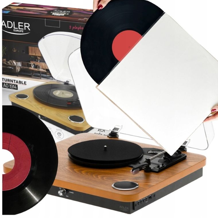 Adler, gramofon, USB, Bluetooth, AD 1914