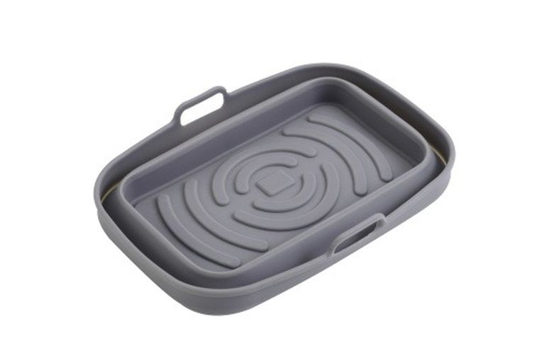 Adler, tacka do frytkownicy beztłuszczowej, silikonowa, prostokątna, 19,8-13,1 cm