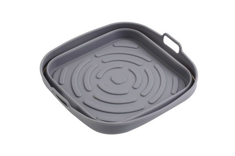 Adler, tacka silikonowa do frytkownicy beztłuszczowej, kwadratowa, 19,7 cm