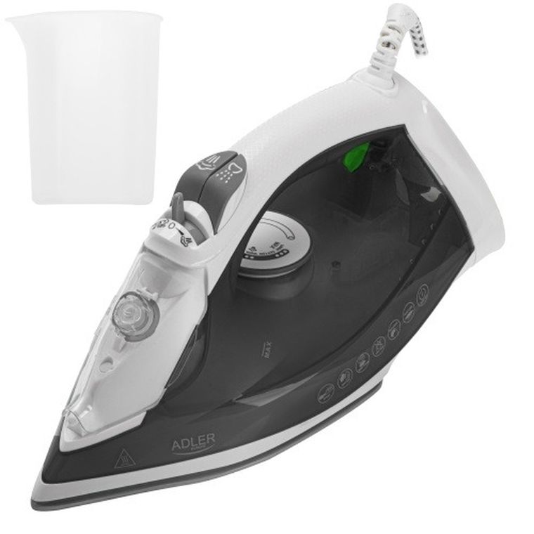 Adler, żelazko parowe z ceramiczna stopą