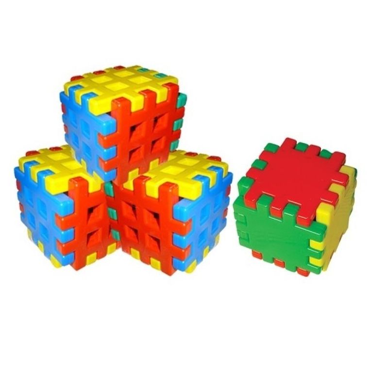 Adusie, klocki konstrukcyjne, wafle, 24 elementy