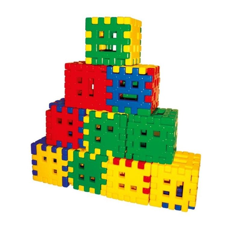 Adusie, klocki konstrukcyjne, wafle, 36 elementów