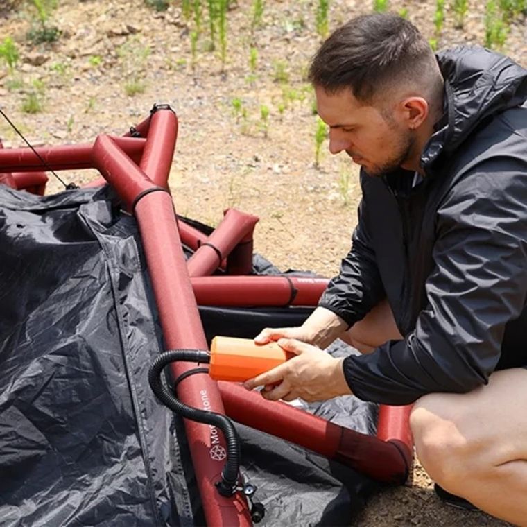 Aerogogo, Giga Pump 80, pompka akumulatorowa 2w1