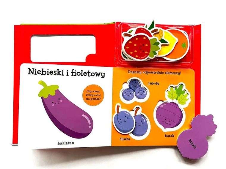 Akademia mądrego dziecka. Poznajemy świat. Warzywa i owoce