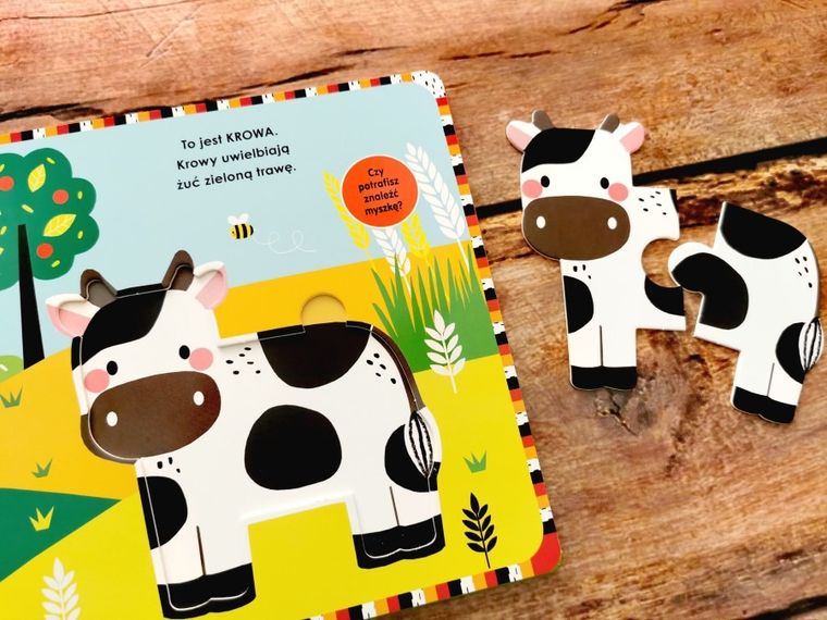 Akademia Mądrego Dziecka. Układam puzzle. Na wsi