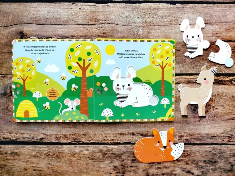 Akademia Mądrego Dziecka. Układam puzzle. W lesie