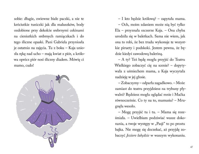 Akademia Tańca. Srebrzysty łabędź