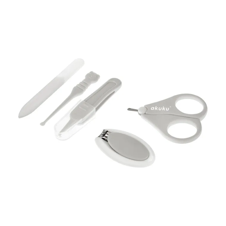 Akuku, Apple Case, zestaw do pielęgnacji, grey