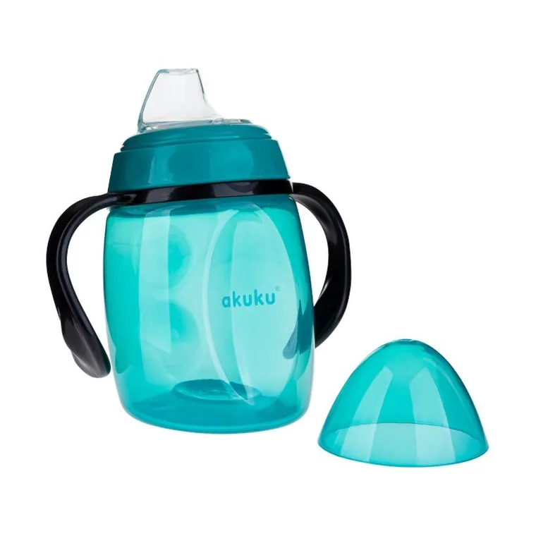 Akuku, bidon z miękkim ustnikiem, niebieski, 280 ml, A0366