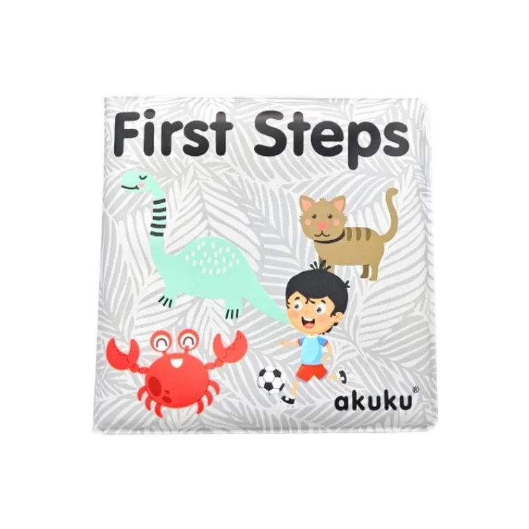 Akuku, First Steps, książeczka edukacyjna z piszczkiem