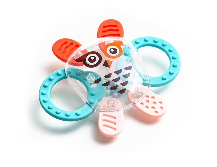 Akuku, grzechotka, gryzak, kosmo