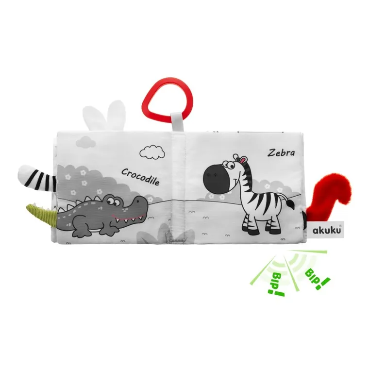 Akuku, książeczka sensoryczna, królestwo zwierząt