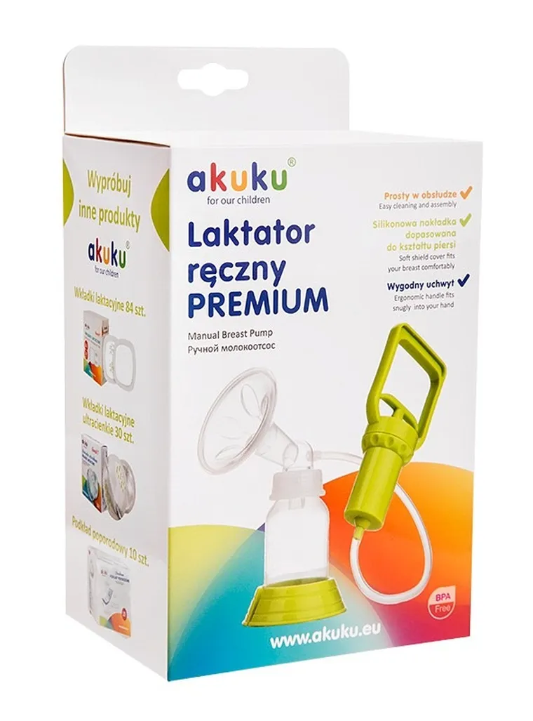 Akuku, laktator ręczny premium