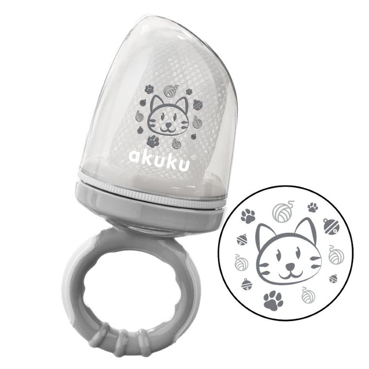 Akuku, siateczka do podawania pokarmów, kotek