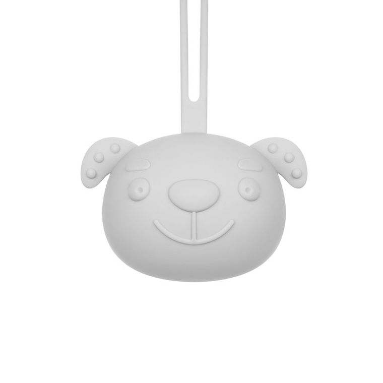 Akuku, silikonowy pojemnik na smoczek, piesek