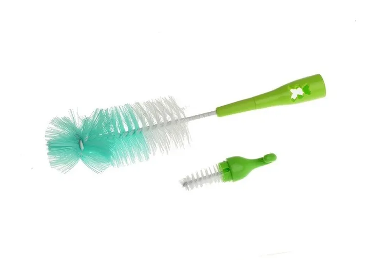 Akuku, szczotka do butelek i smoczków, miś