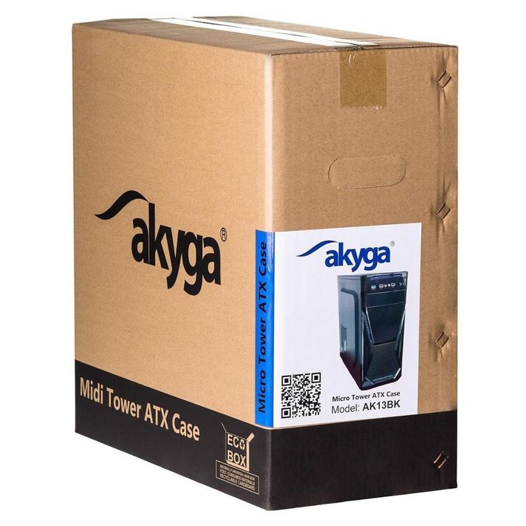 Akyga, obudowa komputerowa, AK13BK, ATX, Micro ATX, Mini ATX, Mini ITX, czarny