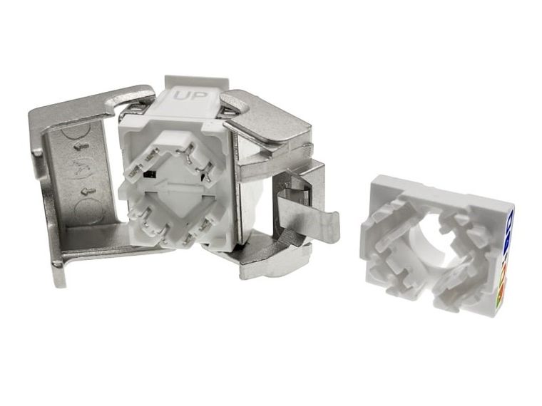 Alantec, moduł keystone RJ45 beznarzędziowy STP, kat.6A PoE+