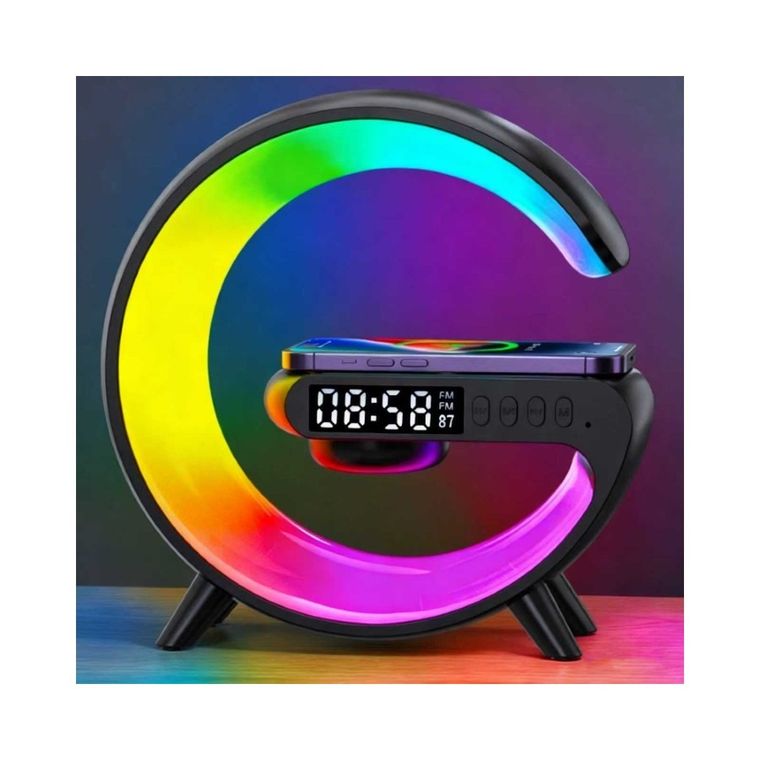 Albi, Mini G, lampa z głośnikiem i ładowarką, czarna