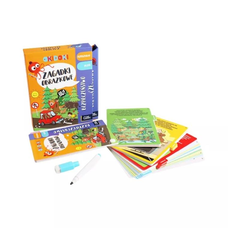 Albi. Okidoki. Zagadki obrazkowe. Bezpieczeństwo