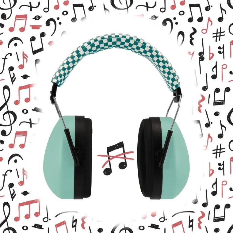 Alecto, BV-71, nauszniki wygłuszające dla dzieci, zielone