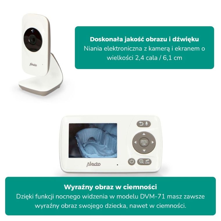 Alecto, niania elektroniczna, DVM-71