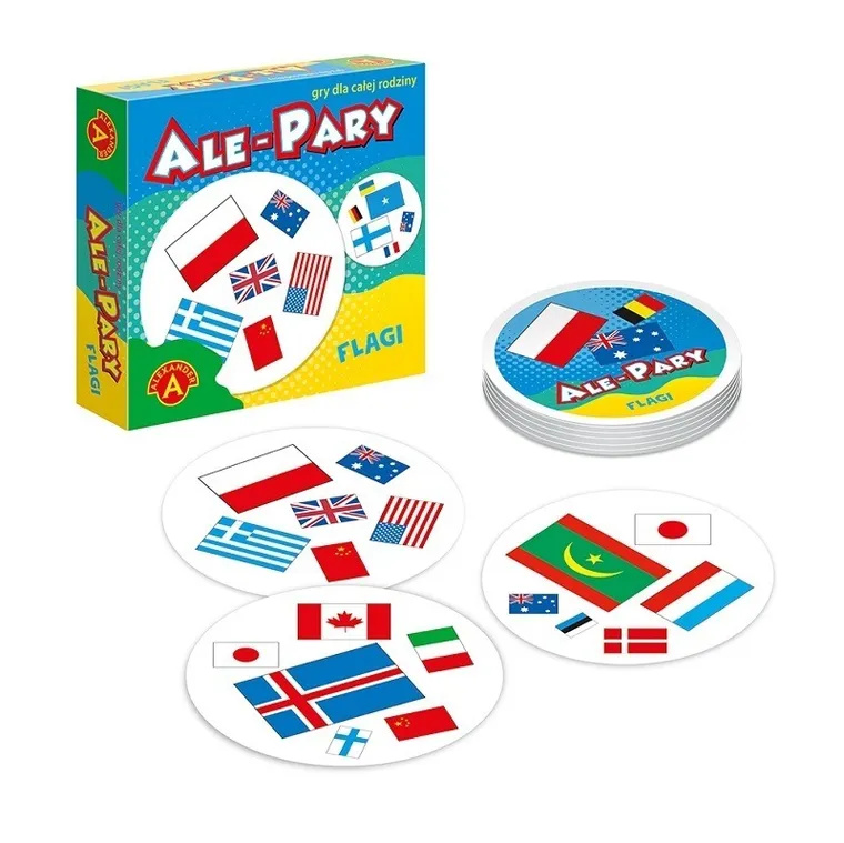 Alexander, Ale Pary, flagi, gra familijna