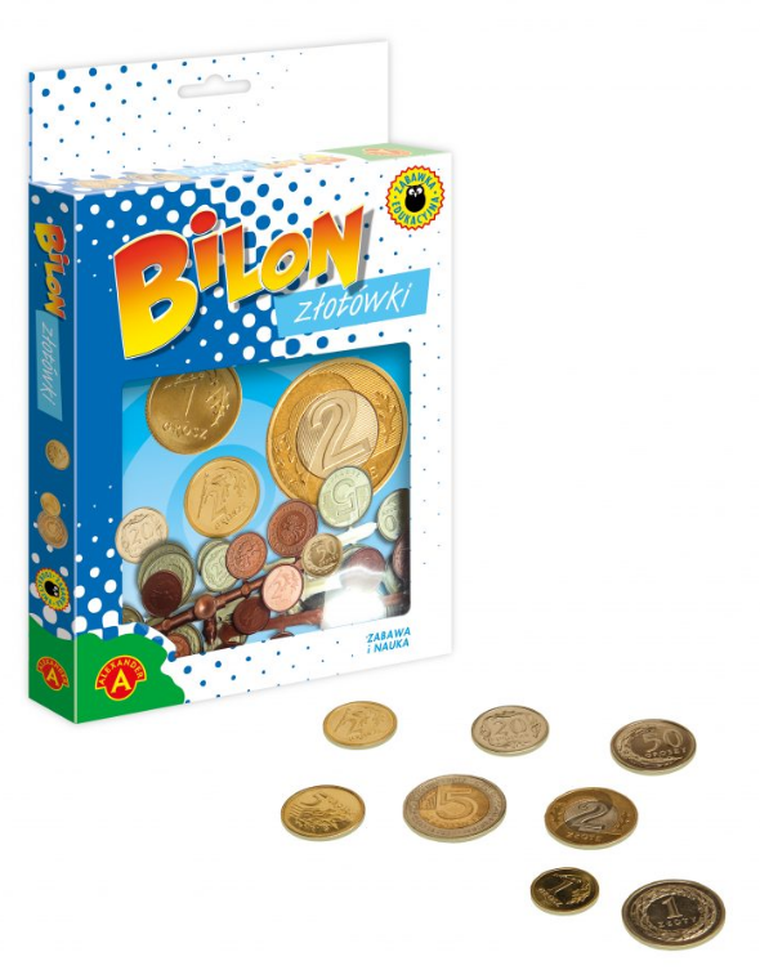 Alexander, Bilon złotówki, akcesoria do gier
