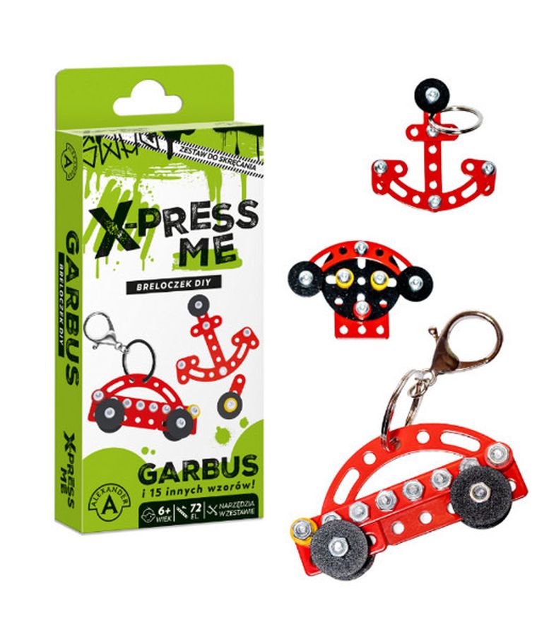 Alexander, breloczek DIY, garbus