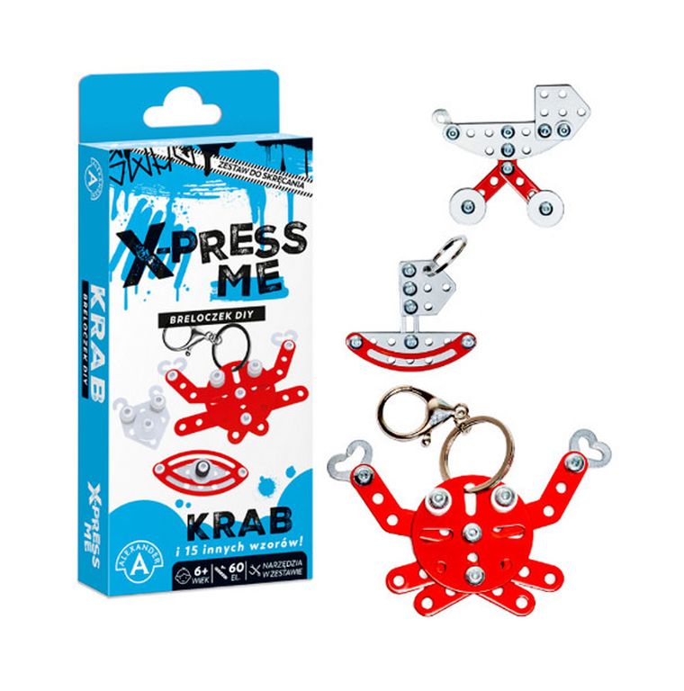 Alexander, breloczek DIY, krab