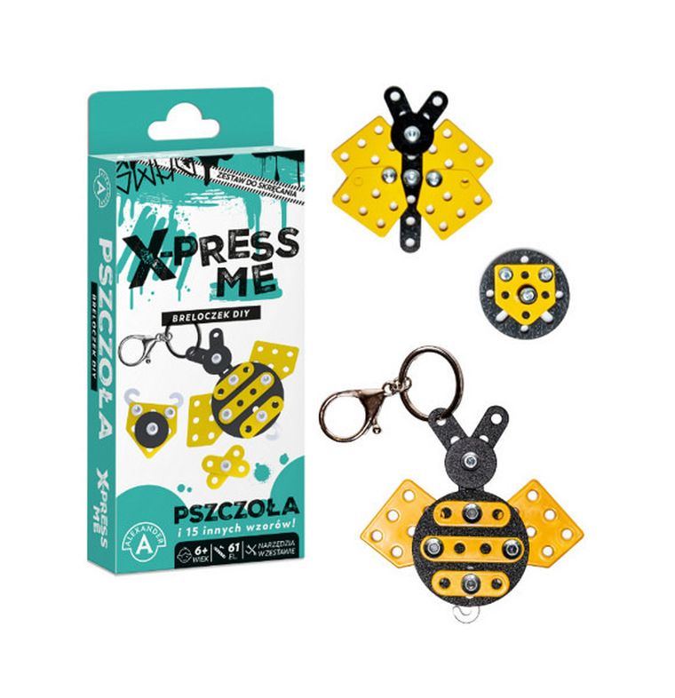 Alexander, breloczek DIY, pszczoła