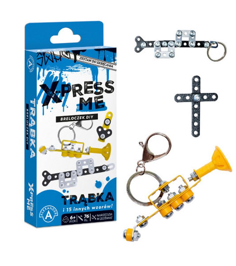 Alexander, breloczek DIY, trąbka