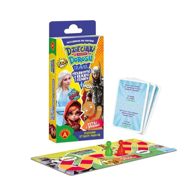 Alexander, Ciekawostki o Bajkach i Filmach, Travel, Pytaj i zgaduj, familijna gra karciana