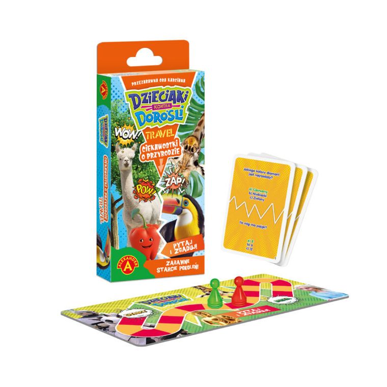 Alexander, Ciekawostki o Przyrodzie, Travel, Pytaj i zgaduj, familijna gra karciana