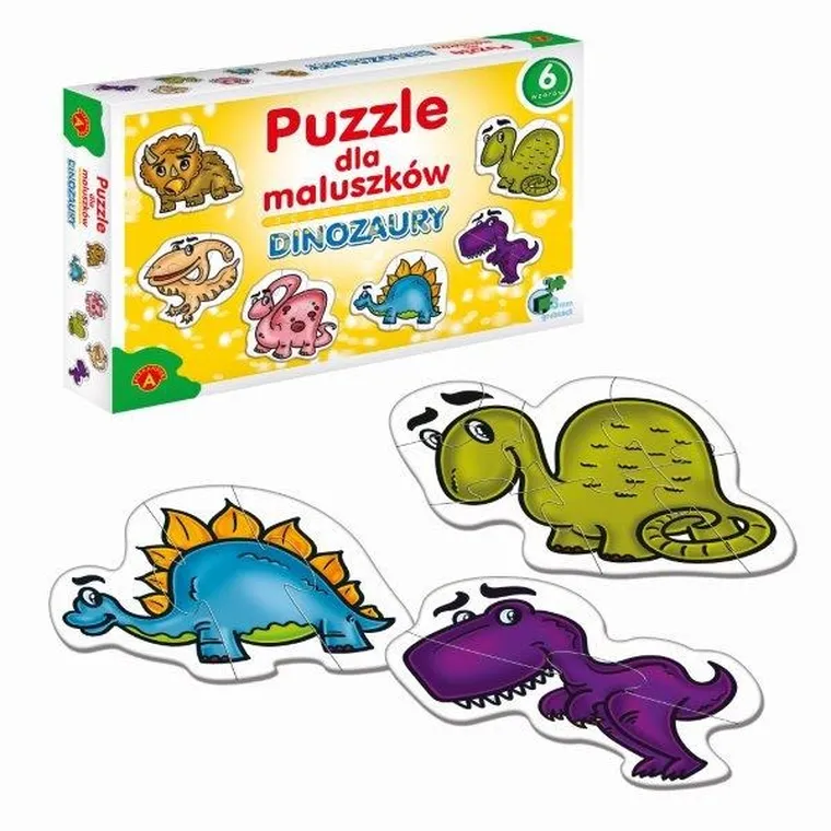 Alexander, Dinozaury, puzzle dla maluszków, 27 elementów