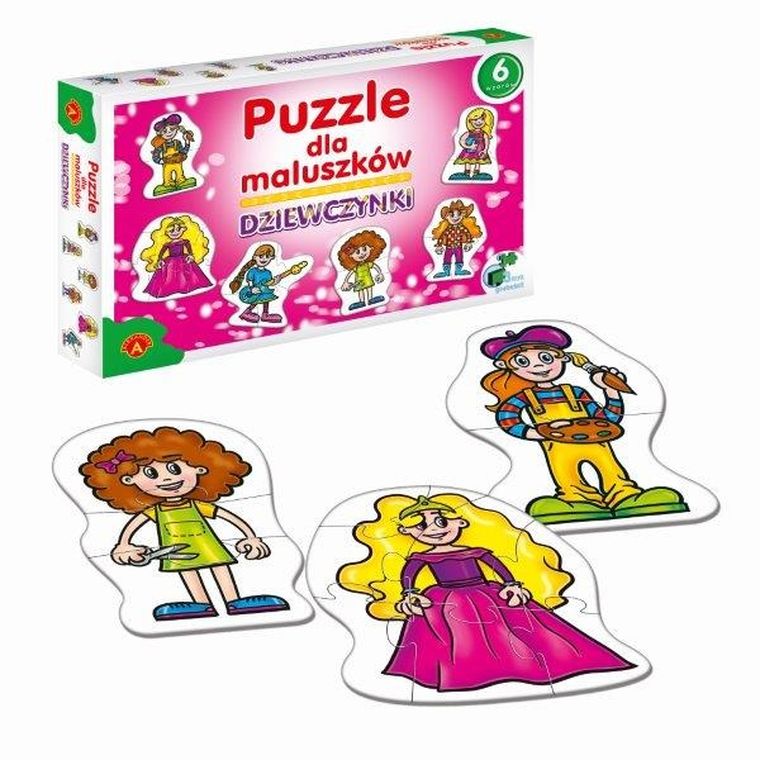 Alexander, Dziewczynki, puzzle dla maluszków, 27 elementów