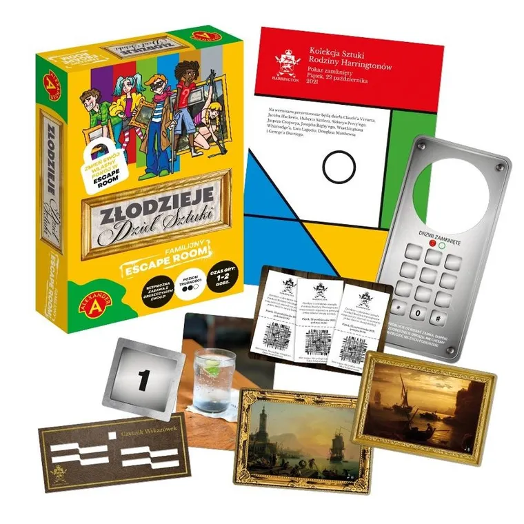 Alexander, Escape Room, Złodzieje dzieł sztuki, gra familijna